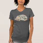 T-shirt Hérisson Floral Bohème (Devant)