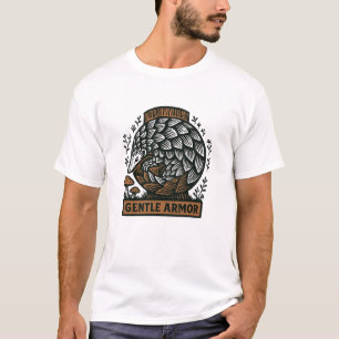T-Shirt Hérisson Gentil Armure Bois