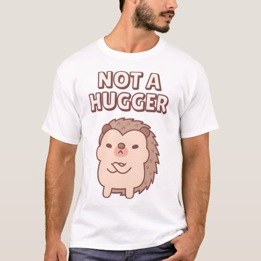 T-shirt Hérisson Grumpy pas un gros (Devant)