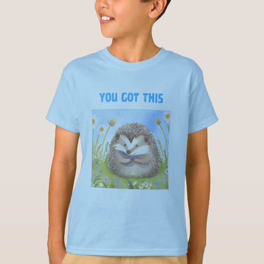 T-shirt Hérisson heureux (Devant)