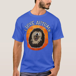 T-shirt Hérisson, I Love Autumn, Wildlife Love, Automne 20
