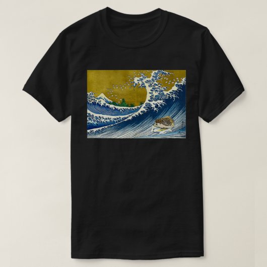 T-shirt Hérisson japonais de surf (Design devant)