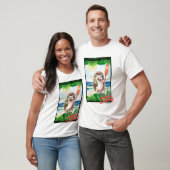 T-shirt Hérisson "L'été arrive !" (Unisexe)