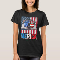 Hérisson Merica 4 juillet Hed Patriotique Américai