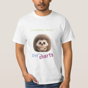 T-shirt Hérisson niveau mignon adorable citation drôle