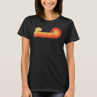 T-shirt Hérisson pour femmes Retro 60s les années 70 80s H