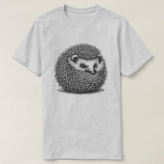 T-shirt Hérisson Recroquevillé (Design devant)