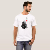 T-shirt Hérisson samouraï ! (Devant entier)