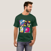 T-shirt Hérisson Soniche Sonic Shadowails Knuckles (Devant entier)