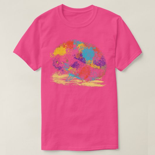 T-shirt Hérisson vintage (Design devant)
