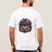 T-shirt Hérisson visage Floating Art Abstrait (Dos)