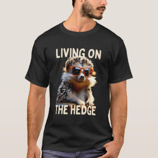 T-shirt Hérisson Vivant Sur La Haie Pun Animal J'Aime La H