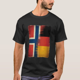 T-shirt Héritage allemand norvégien