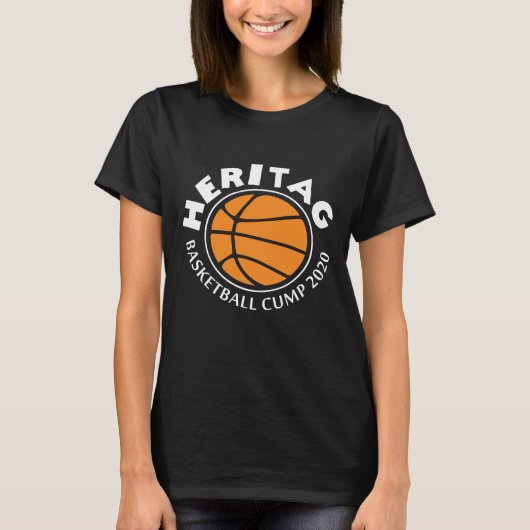 T-shirt Heritage Basketball Camp (Devant)