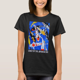 T-shirt Héritage de la peinture japonaise de carpes koï pa