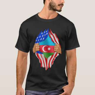 T-shirt Héritage de l'Azerbaïdjan racine de l'Azerbaïdjan 