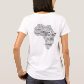 T-shirt Héritage de l'Israël (arrière) (Dos)