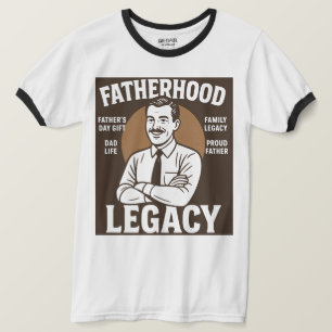 T-shirt Héritage de paternité Vintage Fête des Pères