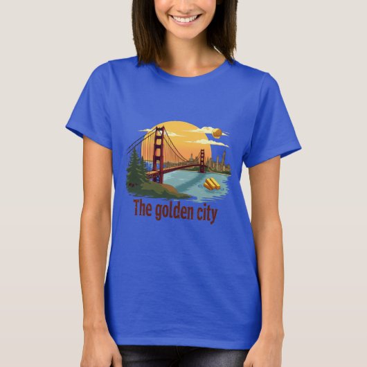 T-shirt Héritage doré (Devant)