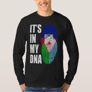 T-shirt Héritage Du Drapeau ADN Mix Haïtien Et Djibouti