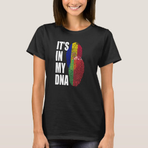 T-shirt Héritage du drapeau ADN mixte biélorusse et andorr