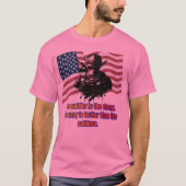 T-shirt Héritage du rose courageux (Devant)