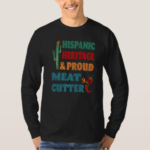 T-shirt Héritage hispanique et coupe de viande fière