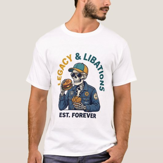 T-shirt Héritage & Libations (Devant)