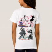 T-Shirt Heritage Stealth: Vintage Kunoichi Graphic Tee (Dos)