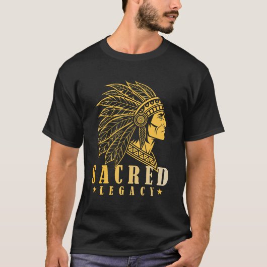 T-shirt Héritage tribal sacré (Devant)