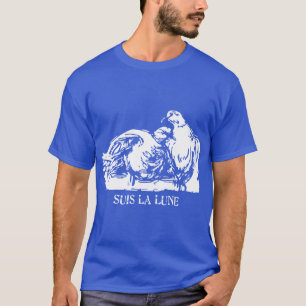T-shirt Héritier vintage Suis La Lune