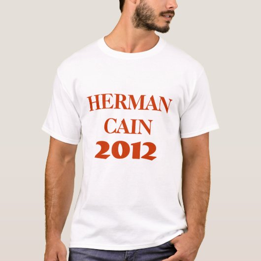T-SHIRT HERMAN CAÏN 2012 (Devant)