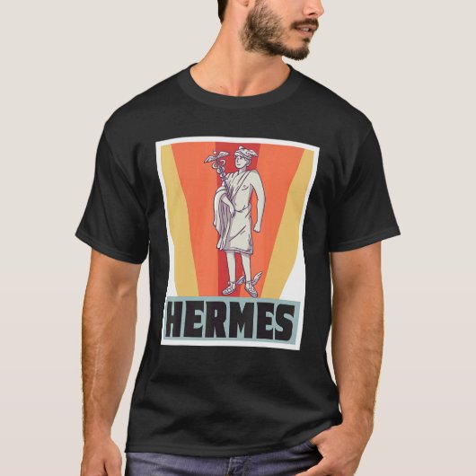 T-shirt Hermes Grèce Dieu Mythologie grecque Grèce antique (Devant)