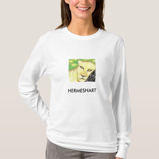 T-shirt Hermes naturel H, HERMESHART (Devant)