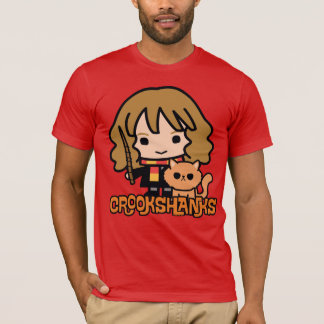 T-shirt Hermione et Crookshanks en dessin animé