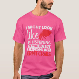T-shirt Hermite Crabe Chemise Océan Animal Animal Animaux