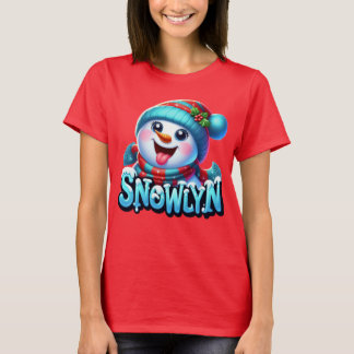T-shirt Hermosa Camiseta De SNOWLYN Para Mujer