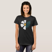 T-shirt Hermosa flor abstracta (Devant entier)