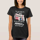 T-shirt Hernals Boarding Pass  Hernals Girl  Hernals (Devant)