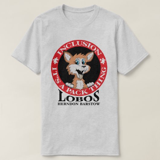 T-shirt Herndon Barstow Lobos Inclusion (Design devant)
