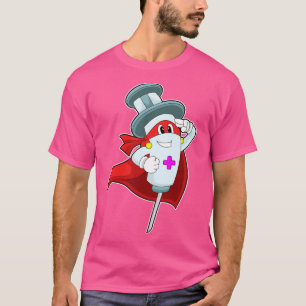 T-shirt Hero as Nurse