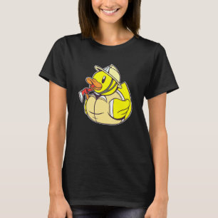 T-shirt Hero pompier pompier Humour brigade en caoutchouc