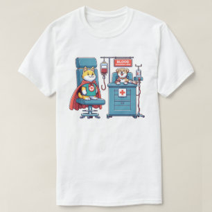 T-shirt Hero Pups don de sang - Lifesaver Canine Tee
