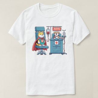 T-shirt Hero Pups don de sang - Lifesaver Canine Tee