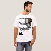 T-shirt Heroes Never Die - Citation Motivationnelle T-shir (Devant entier)