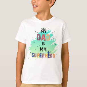 T-shirt Heroic Papa Vibes Enfants