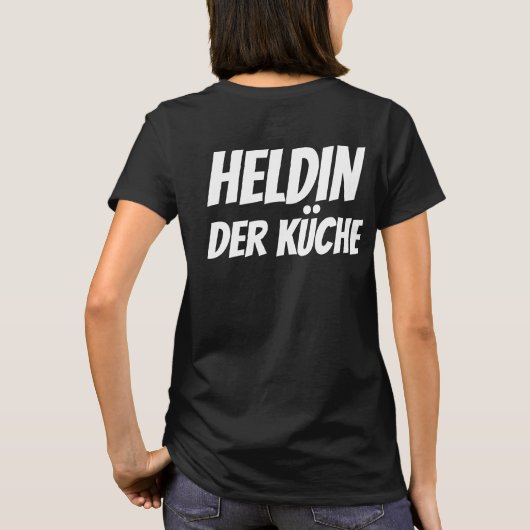 T-shirt "Héroïne de la cuisine" (Dos)