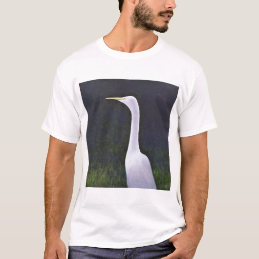 T-shirt Héron blanc (Devant)