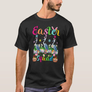 T-shirt Heron Bunny Oreille amusante Escouade de Pâques He