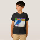 T-shirt Héron de grand bleu (Devant entier)